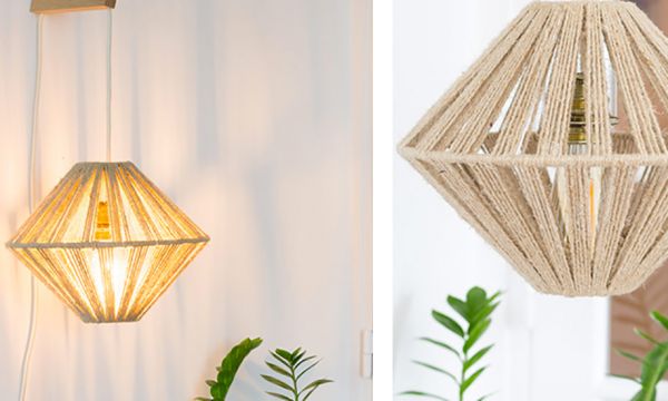 Tuto : Fabriquez un abat-jour en cordelette pour une lampe graphique !