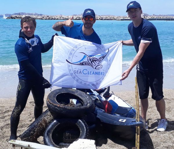 Romain a ramassé 205 kilos de déchets au large de Marseille