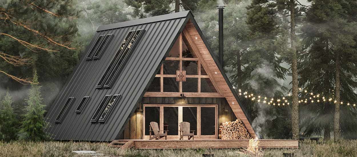 Plan d'architecte à 1730 € pour construire une maison triangulaire