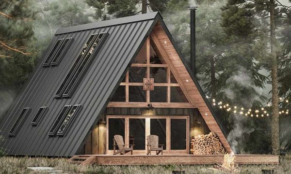 Plan d'architecte à 1730 € pour construire une maison triangulaire