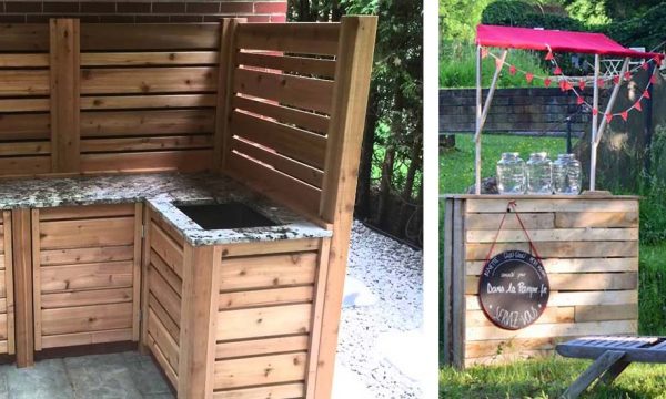 Tutos : 8 meubles en palette pour une cuisine d'extérieur de rêve !