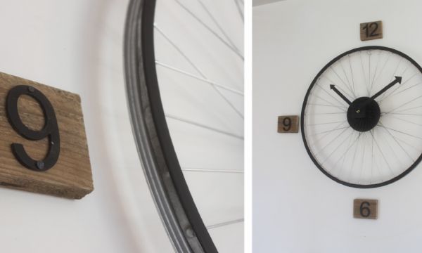 Tuto : Fabriquez une horloge style industriel avec une roue de vélo !