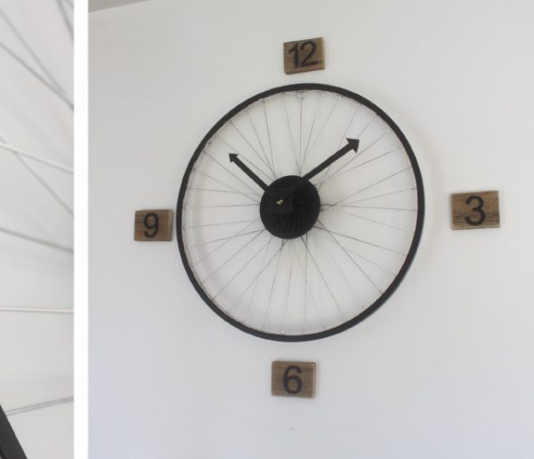 Tuto : Fabriquez une horloge style industriel avec une roue de vélo !