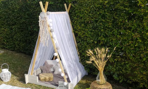 Tuto : Fabriquez une petite tente de jardin féérique pour vos enfants