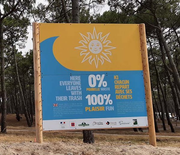 Cet été, cette plage se passe de poubelles pour encourager le zéro déchet !