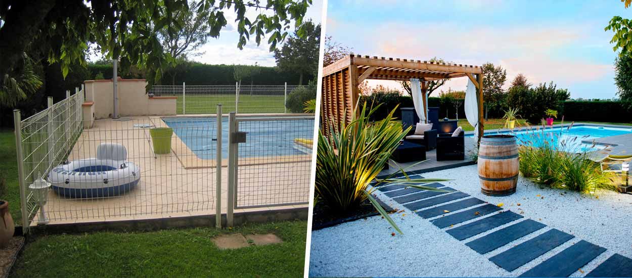 Avant / Après : Cette piscine un peu triste est devenue un vrai paradis avec sa pergola