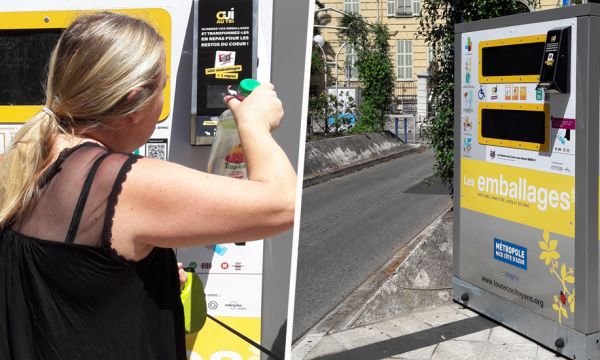 À Nice, pour chaque emballage recyclé, de l'argent est reversé aux Restos du Coeur