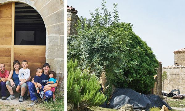 En Navarre, onze familles ont racheté un village abandonné et le retapent de manière écolo