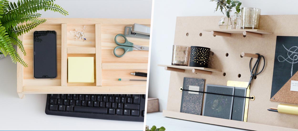 DIY ORGANISATION ET RANGEMENT BUREAU /OFFICE ORGANIZATION 