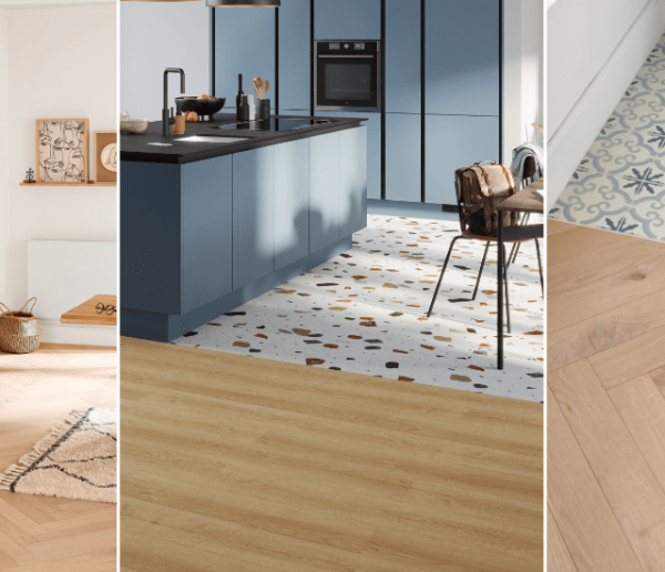 10 exemples inspirants pour mixer carrelage et parquet