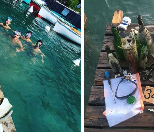 Cette famille nettoie le lac d'Annecy et affiche les photos des déchets sur Instagram