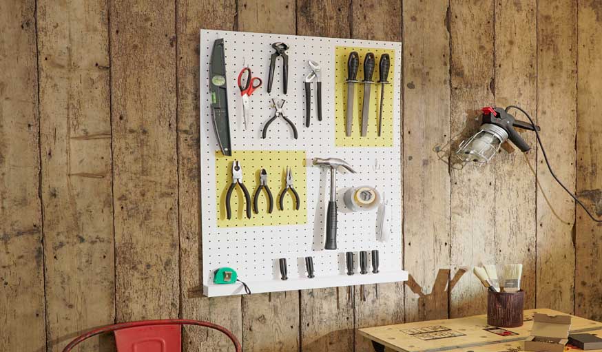 Ranger ses outils sur panneau mural - Bricofamily