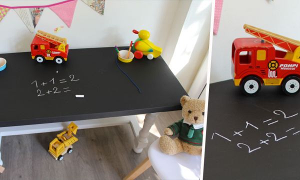 Tuto : Transformez une table basse en table de jeu pour enfant