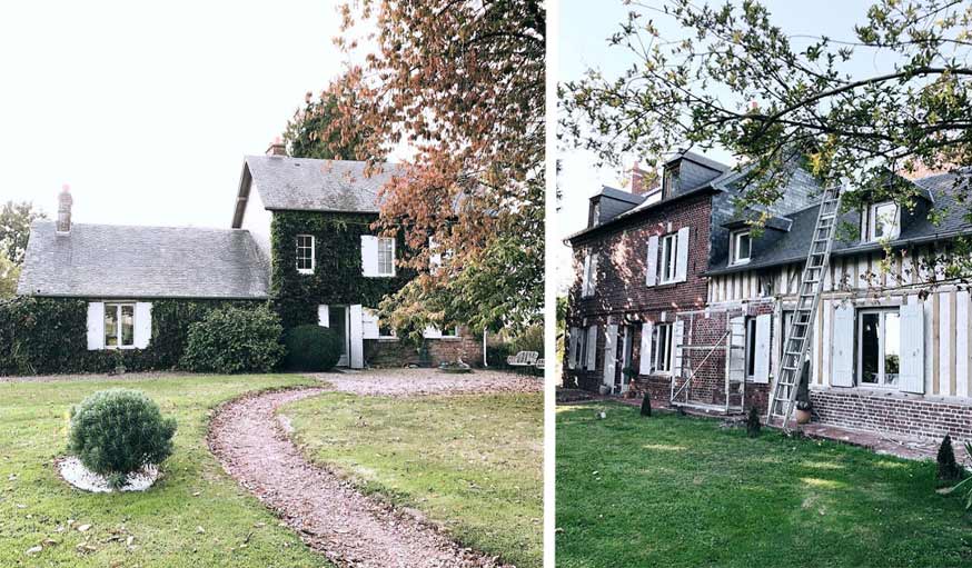 Maison rénovée en Normandie