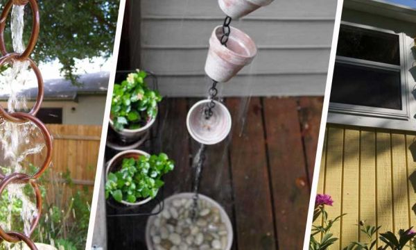 12 DIY pour fabriquer une chaîne de pluie