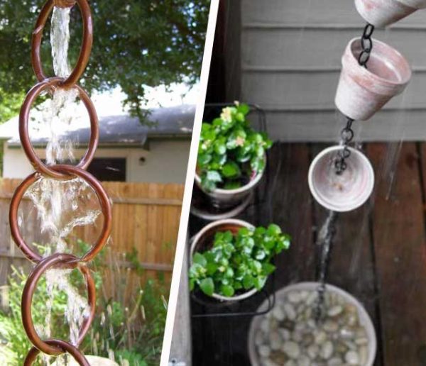 12 DIY pour fabriquer une chaîne de pluie