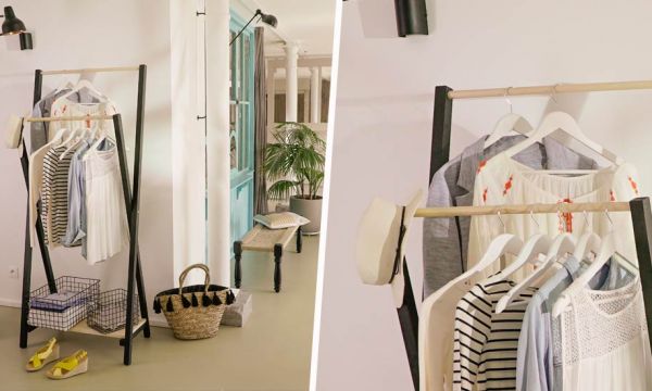 Tuto : Fabriquez un double portant à vêtements pour 30 euros seulement