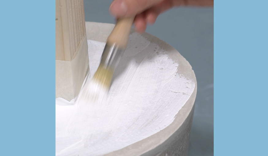 tutoriel portemanteau bois et béton étape 9