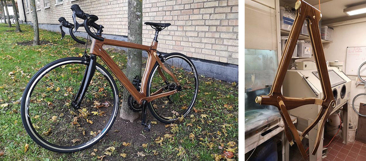 Il fabrique un magnifique vélo en bois tout seul avec les outils d'un Fab Lab