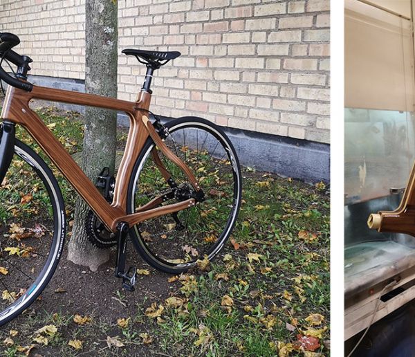Il fabrique un magnifique vélo en bois tout seul avec les outils d'un Fab Lab