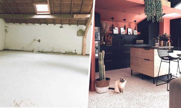 Avant / Après : Ils ont entièrement rénové cette ancienne usine pour moins de 700 euros le m²