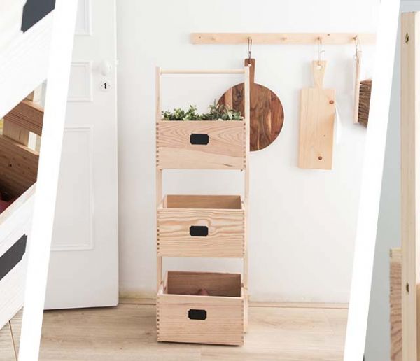 Tuto : Fabriquez des casiers de rangement en bois pour la cuisine