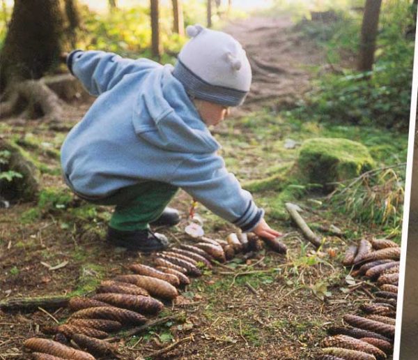 Initiez vos enfants au land art et créez ensemble des œuvres d'art dans le jardin