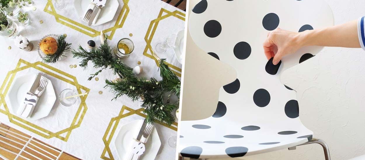 7 idées de déco originales à réaliser avec du masking tape