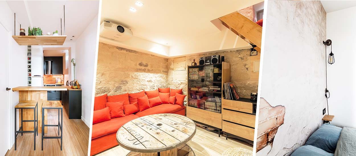 Avant / Après : un souplex transformé en appart cosy option salle de ciné