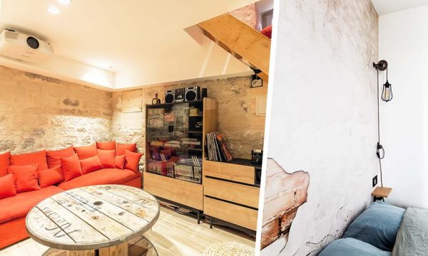 Avant / Après : un souplex transformé en appart cosy option salle de ciné
