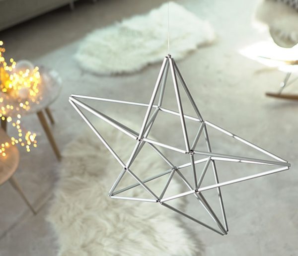Tuto : Réalisez une étoile en Himmeli, cette déco de Noël venue du froid