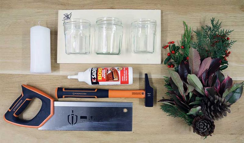 Tutoriel : Centre de table pas cher à faire soi-même pour Noël