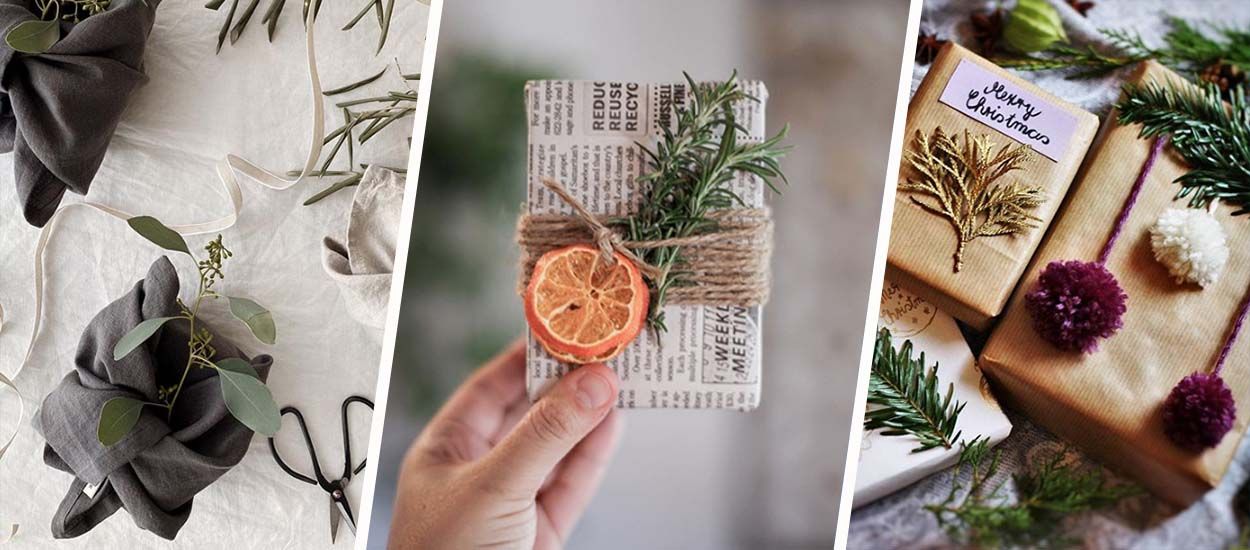 8 idées de papier cadeaux récup' mais jolies !