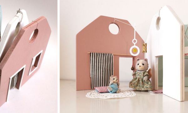 Tuto : Fabriquez une adorable maison de poupées qui se referme comme un livre