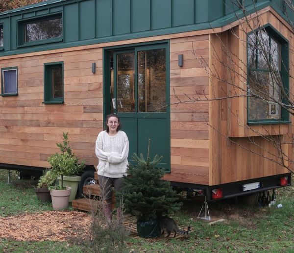 Témoignage : ça fait quoi de vivre dans une tiny-house en hiver... et à 2 ?!