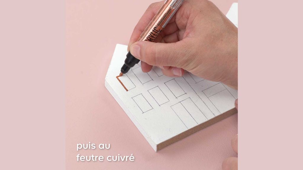 tutoriel bougeoir de Noël en forme de maisonnette étape 15