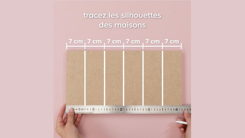 tutoriel bougeoir de Noël en forme de maisonnette étape 2