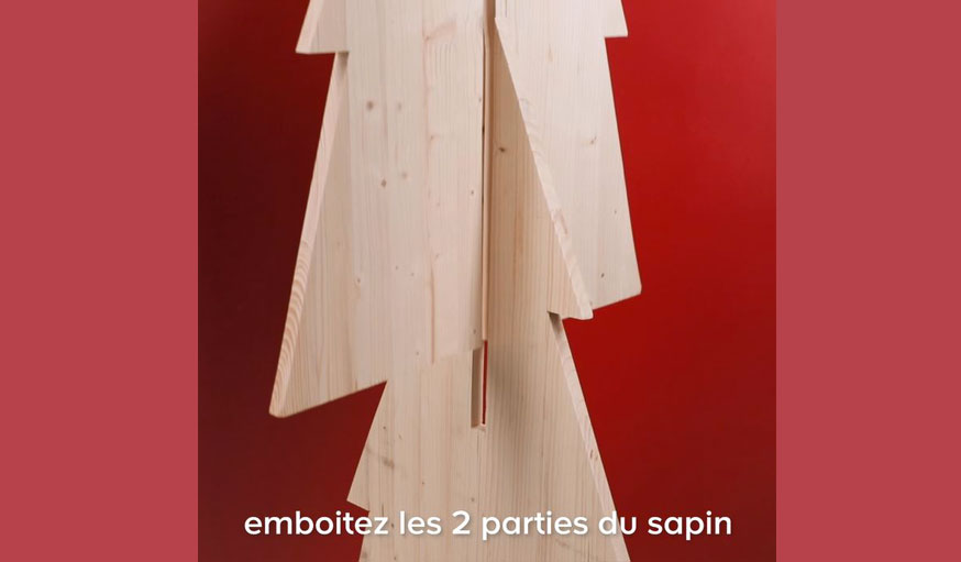 Tutoriel sapin en bois étape 12