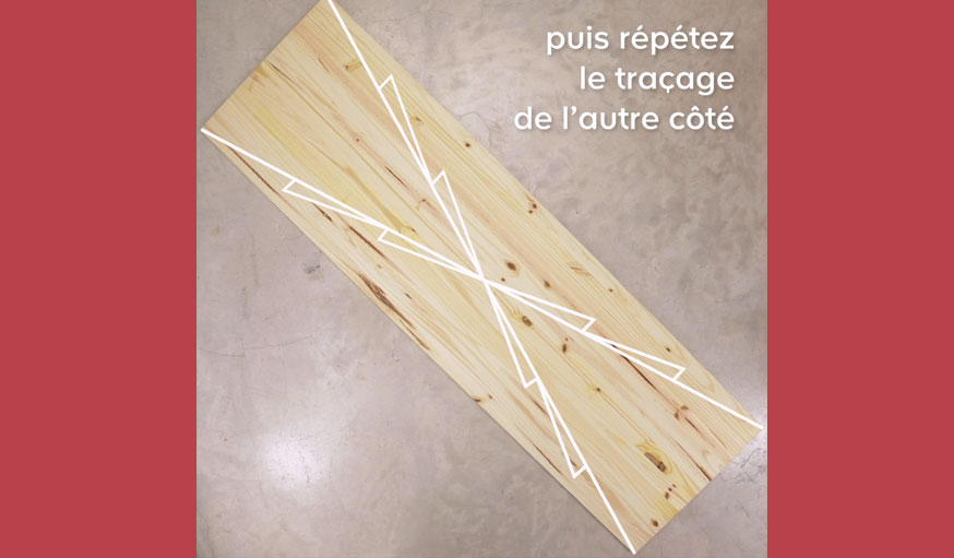 Tutoriel sapin en bois étape 5