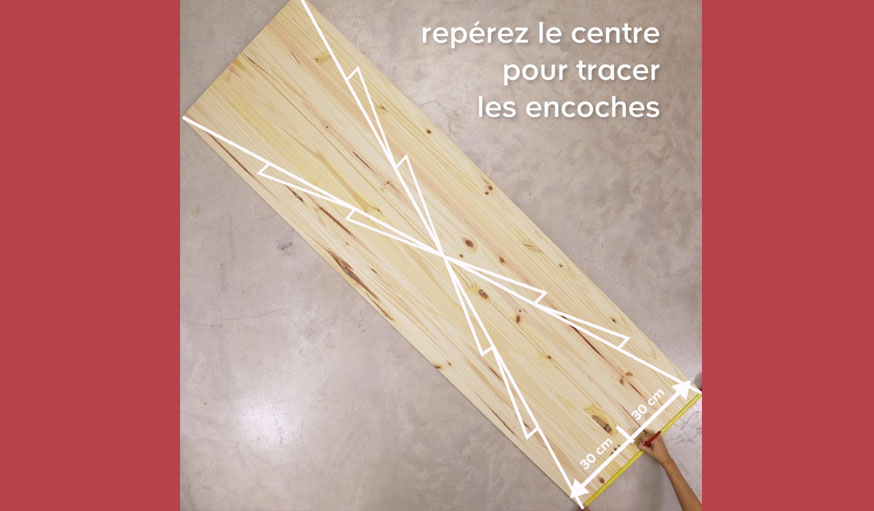 Tutoriel sapin en bois étape 6