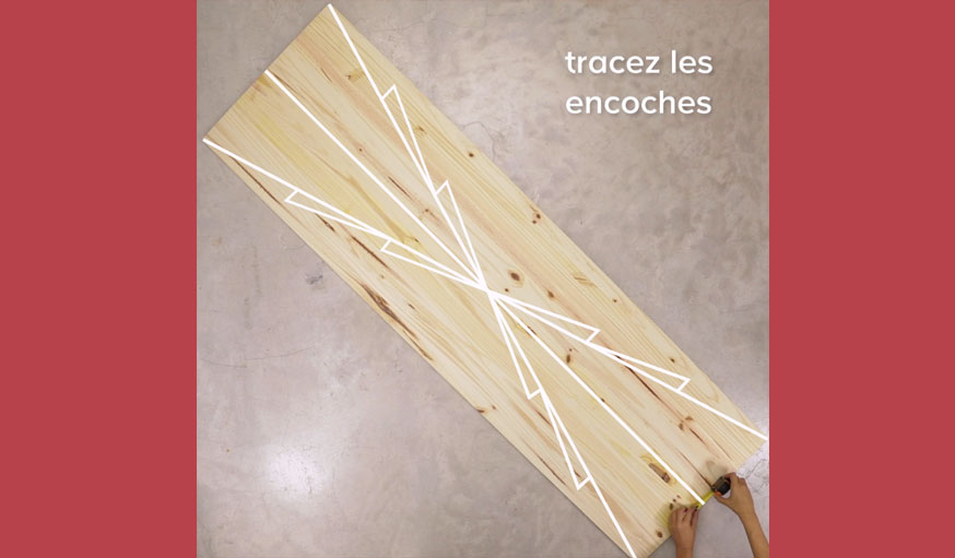 Tutoriel sapin en bois étape 7