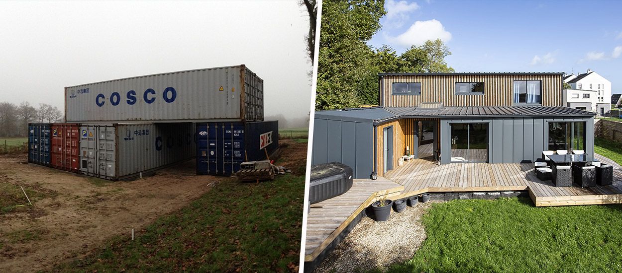 Autoconstruction : il a transformé six containers en maison luxueuse