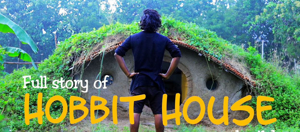 Il a filmé chaque étape de la construction de sa maison de Hobbit