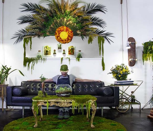 Chez Monsieur Plant, toute la déco est envahie par la nature