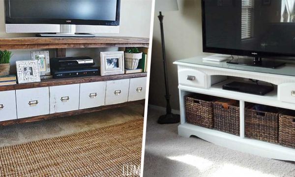 9 idées pour fabriquer un meuble télé original et pas cher