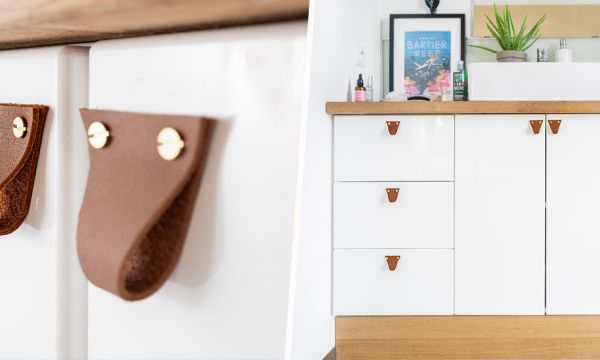 Comment fabriquer des poignées de meuble en cuir à petit prix ?