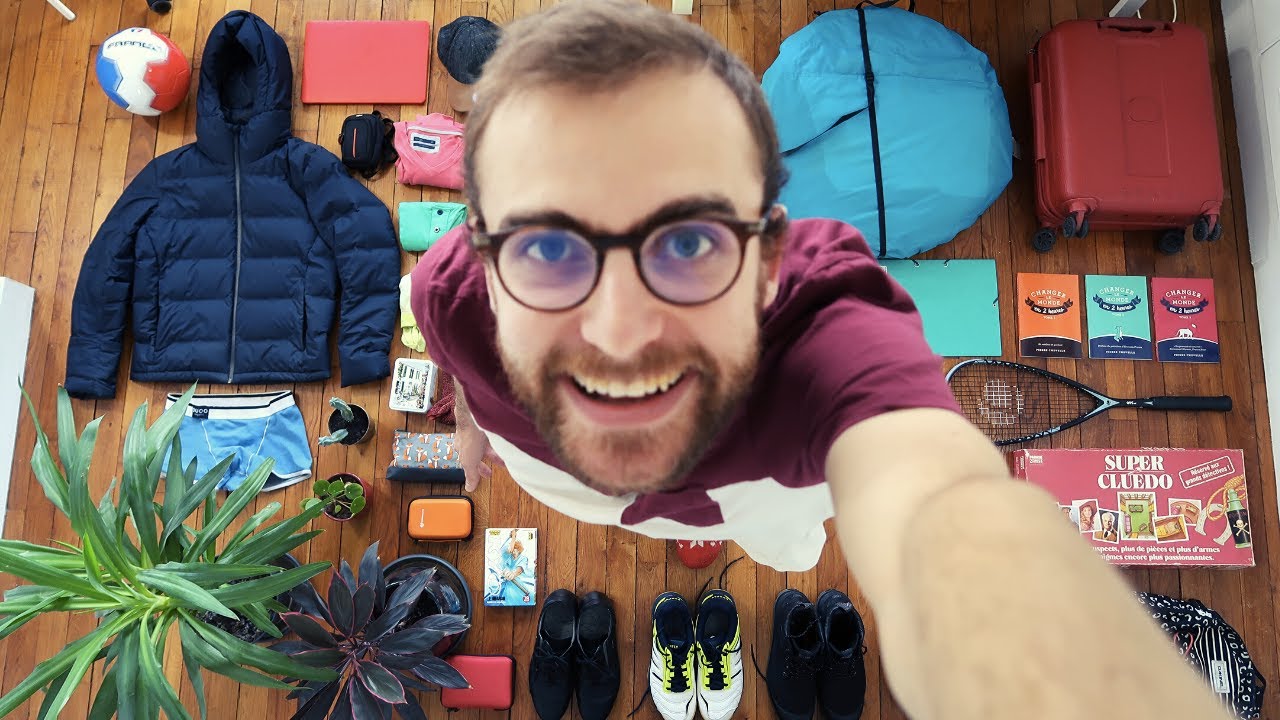 Il fait l'inventaire de tout ce qu'il a chez lui après 4 ans de minimalisme