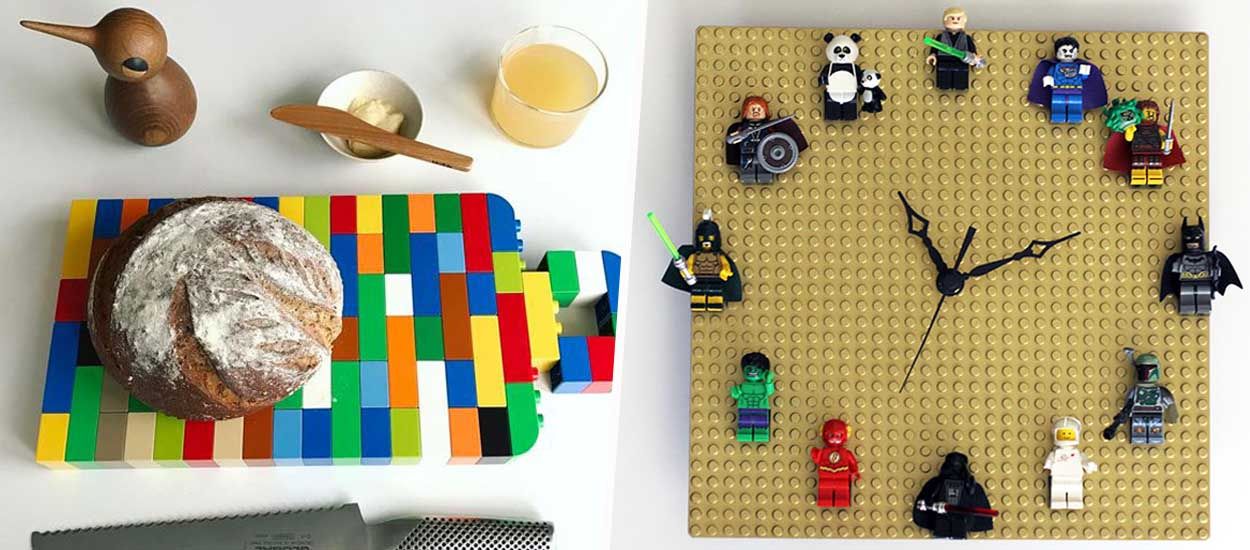 14 idées pour réutiliser les LEGO de vos enfants dans votre déco