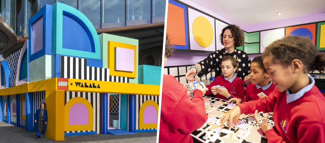 Une artiste et 180 enfants ont construit une maison entièrement en Lego