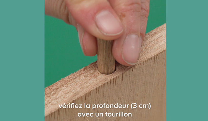 Tutoriel fauteuil Montessori étape 12